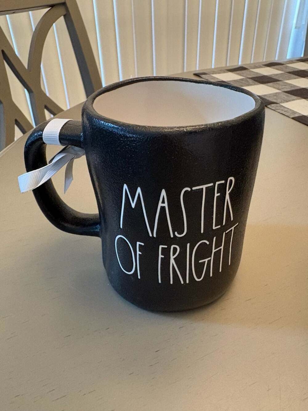 Rae Dunn Disney Nightmare Before Christmas Master of Fright Mug